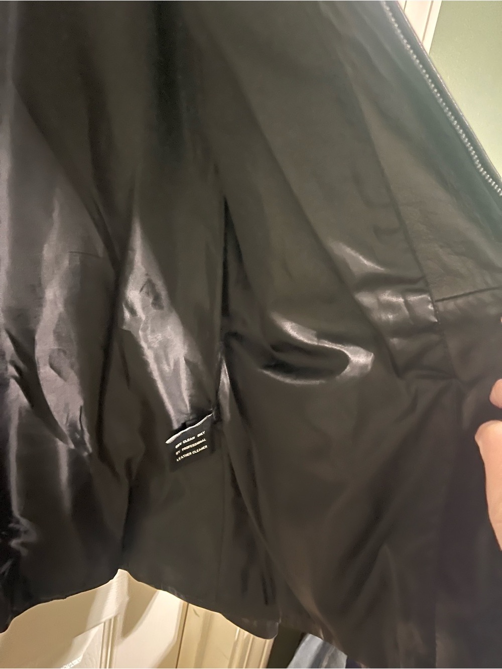 Women’s Avanti Fitted Black Leather Zip-Front Jacket S - Picture 6 of 12